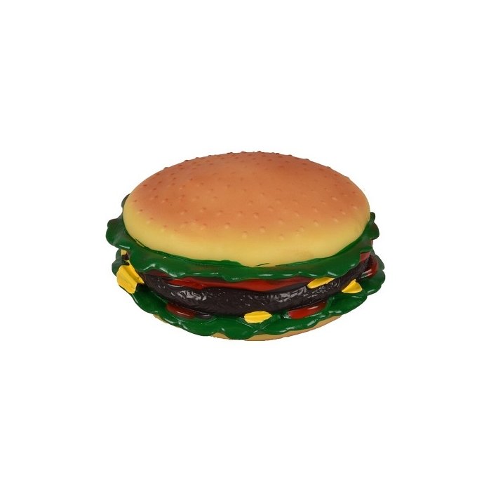 Flamingo koera mänguasi / hamburger / 15x15x6cm
