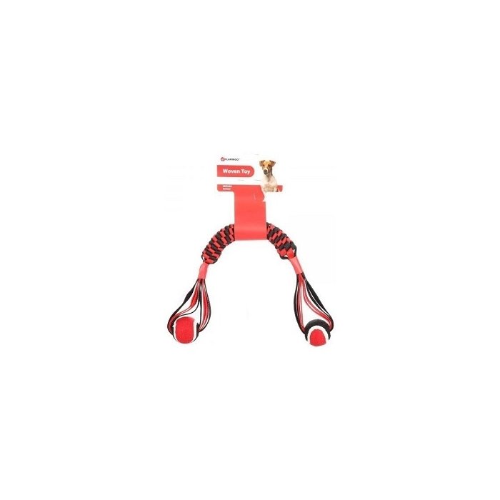 Flamingo koera mänguasi punutud pael pallidega / 55cm