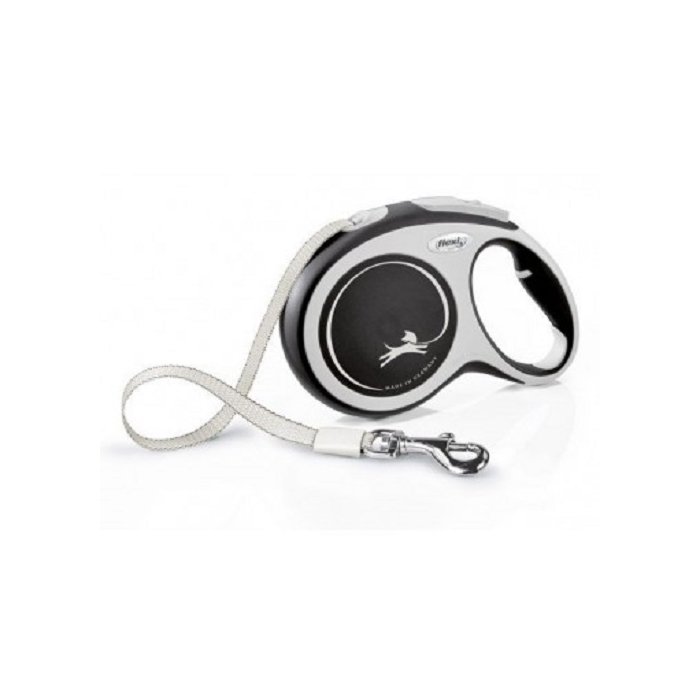 FLEXI New Comfort L tape 8m black / kuni 50kg