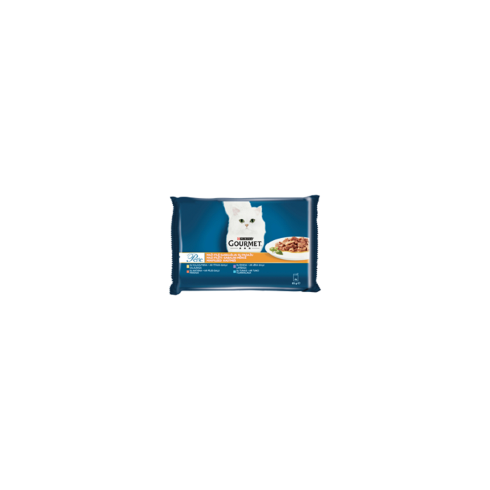 Gourmet Perle kiisueine linnulihaga / 4x85g