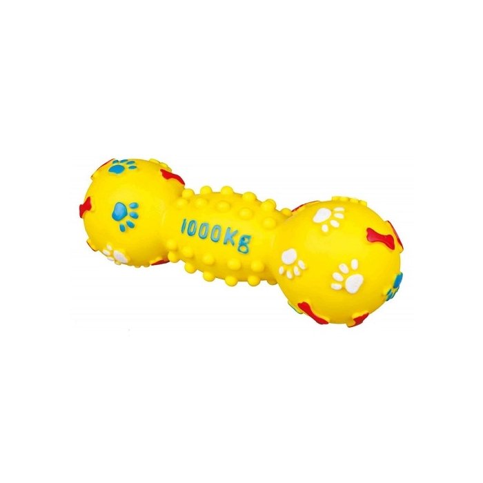 Mänguasi koertele Hantel, vinüül, 25 cm juhuslik värv