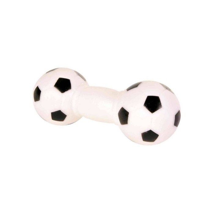 Mänguasi koertele Hantel Jalgpall, vinüül, 14 cm