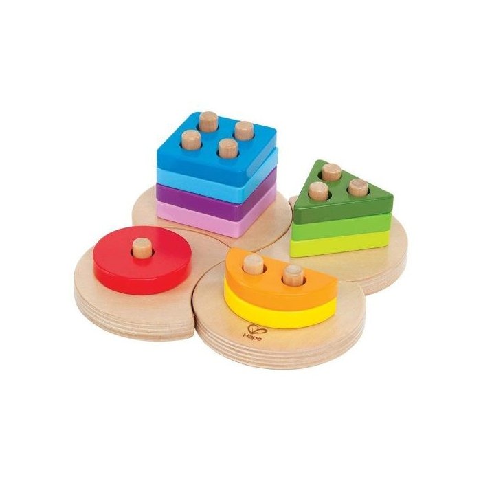 HAPE Toys geomeetrilised kujundid / 14tk