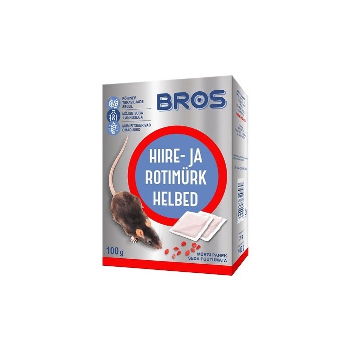 Hiire- ja rotimürk helbed 100g