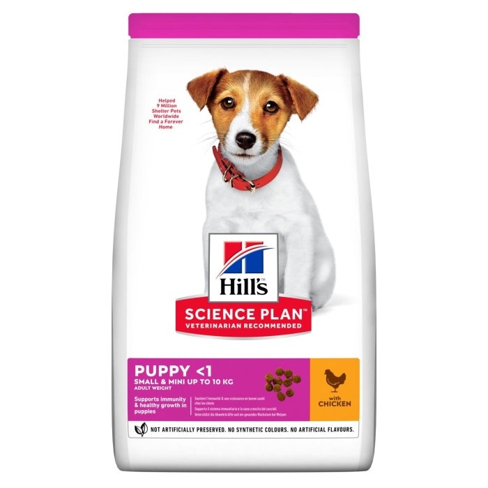 Hill´s SP Puppy Small & Miniature kutsika täissööt kanalihaga 