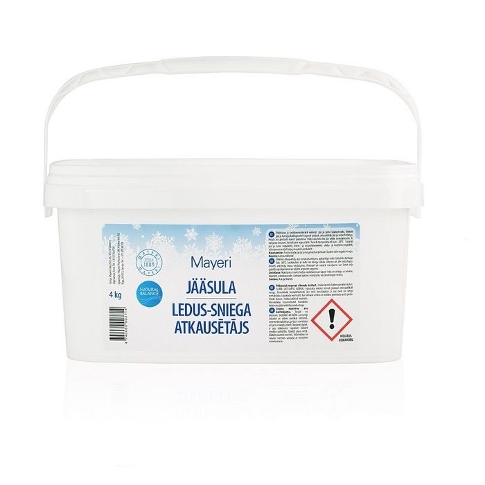 Efektiivne ja keskkonnasõbralik vahend jää ja lume sulatamiseks Jääsula / 4kg
