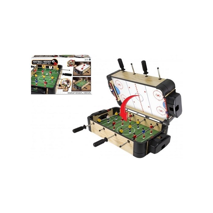 Lauam. 2in1 Jalgpall/Airhockey 50cm puidust