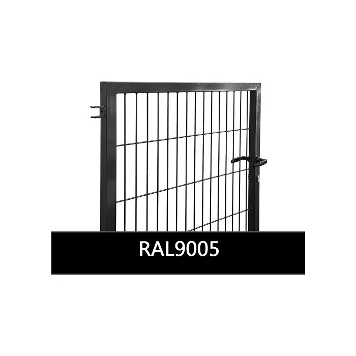 Jalgvärav STRONG laiusega 1m RAL9005 must