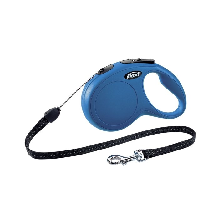 Flexi nöörrihm Classic S / 8m / sinine / max. 12kg