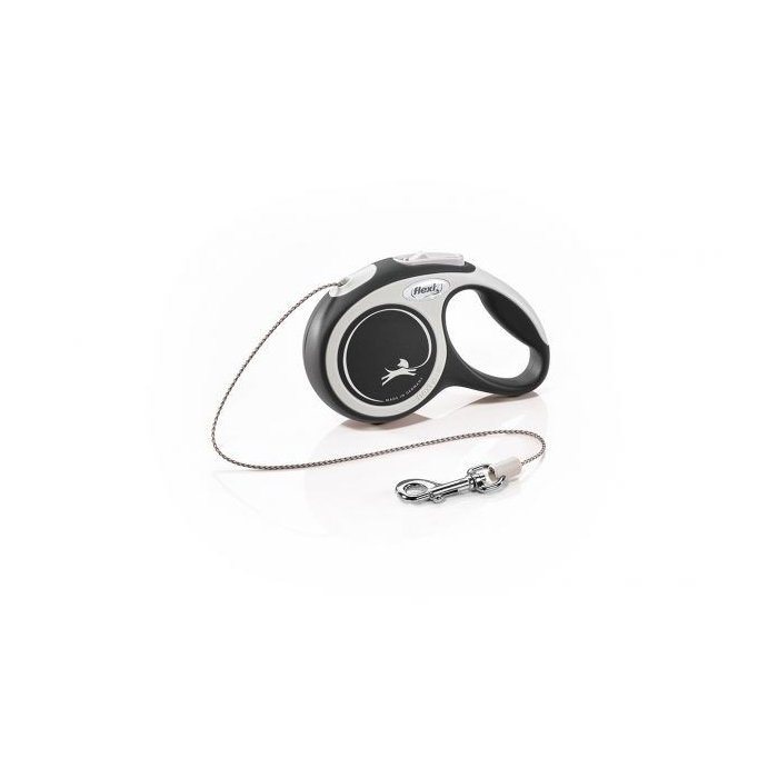 Flexi jalutusrihm New Comfort cord XS / must / 3m