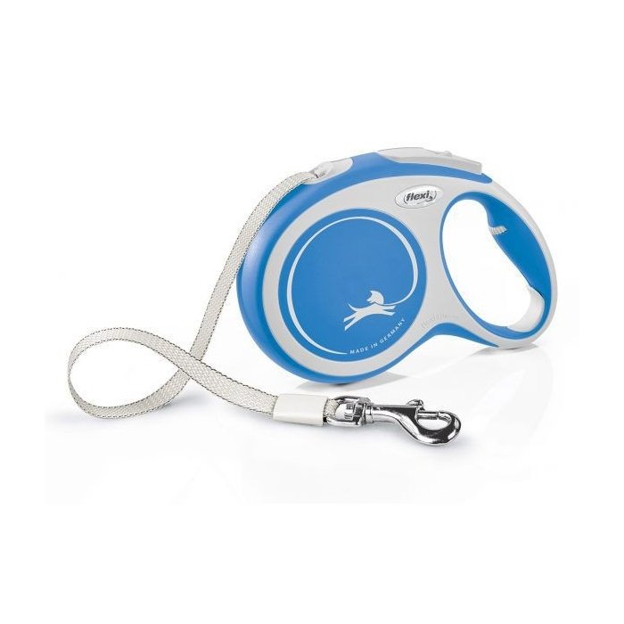 Flexi jalutusrihm New Comfort tape L, sinine / 8m 