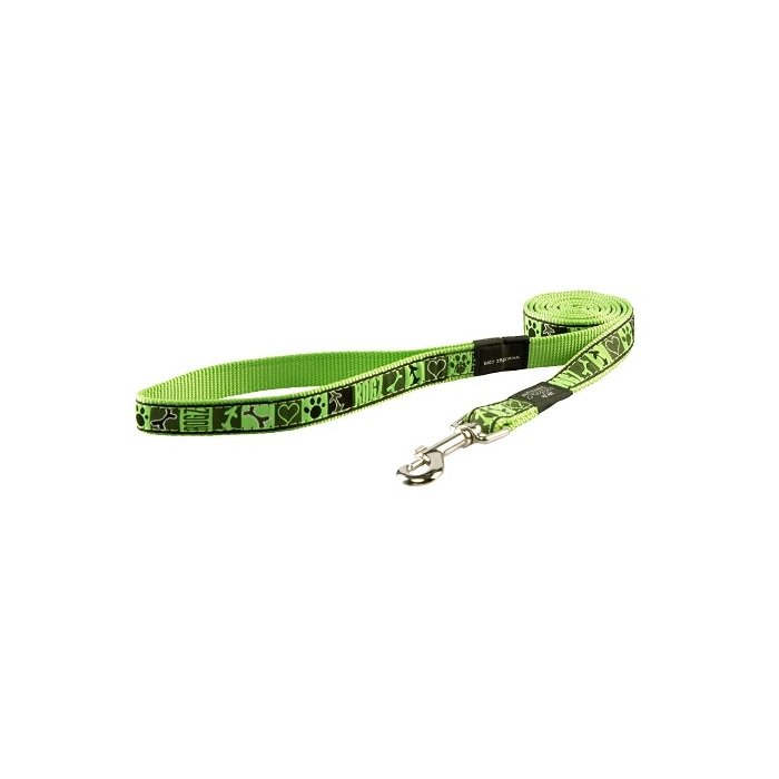Jalutusrihm Rogz Fancy Dress L 20mm Beach Bum /  Lime Juice muster
