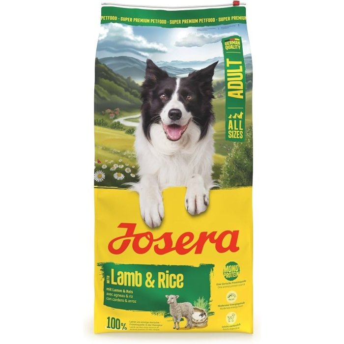 Josera Lamb & Rice kuivtoit lambaliha ja riisiga koertele / 12,5 kg