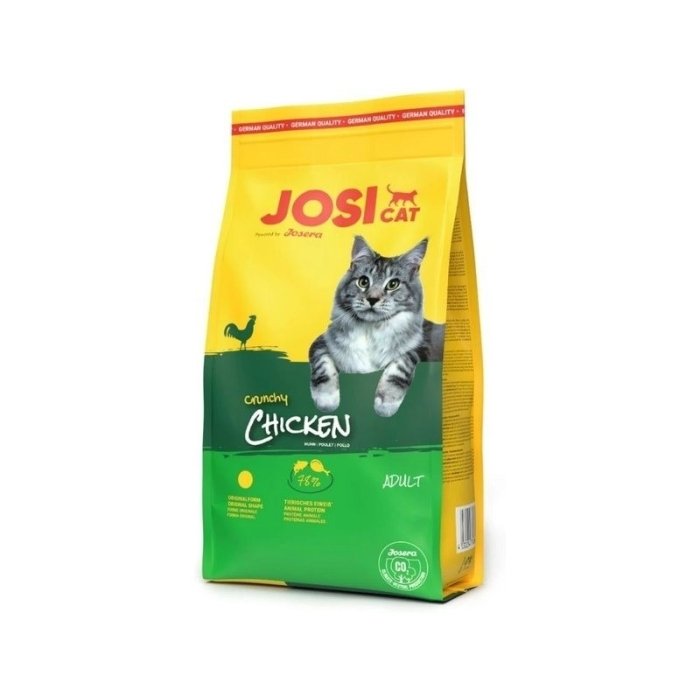 JosiCat Crunchy Chicken kanalihaga kuivtoit kassidele 650 g