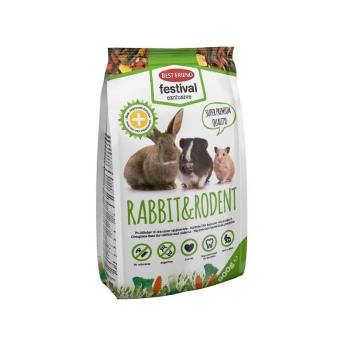 Best Friend küüliku/näriliste  täissööt Festival Exclusive/ 900g
