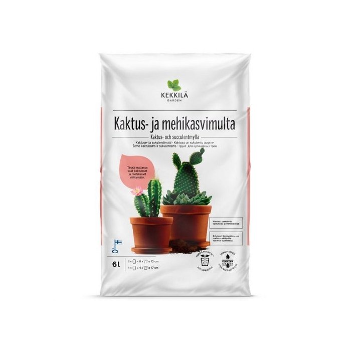 Kaktuse- ja sukulendimuld 6L 