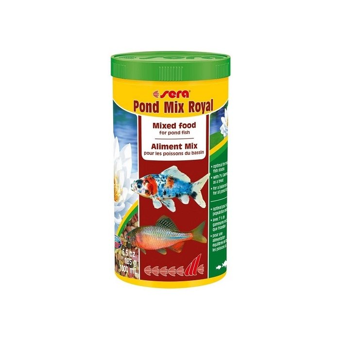 Kalatoit tiigikaladele Sera pond Mix / 1000ml 185g