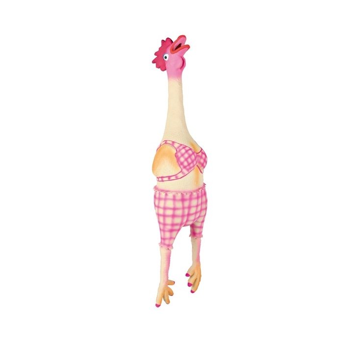 Mänguasi koertele Kana, originaal loomaheli, lateks, 48 cm