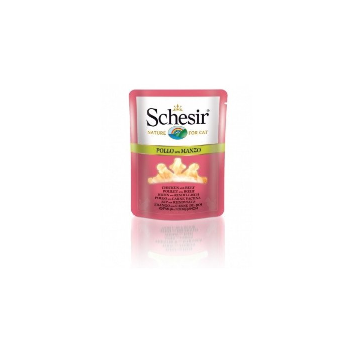 Schesir kassitoit Cat kana ja loomalihaga / 70g