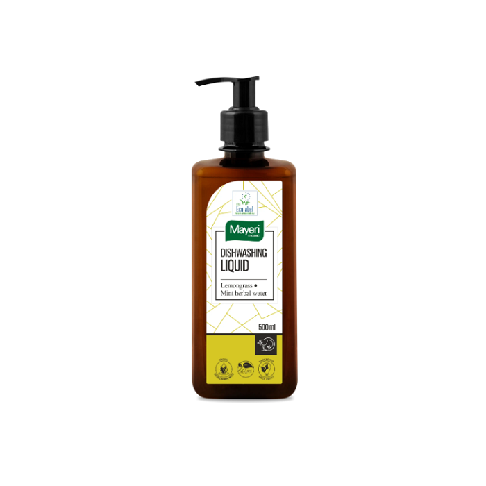 Käsinõudepesuvahend Mayeri Organic Lemongrass + Mint Herbal Water / 500ml