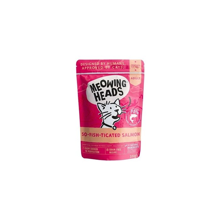 Meowing Heads KASSI EINEKOTIKE / SO FISH TICATED SALMON / 100G