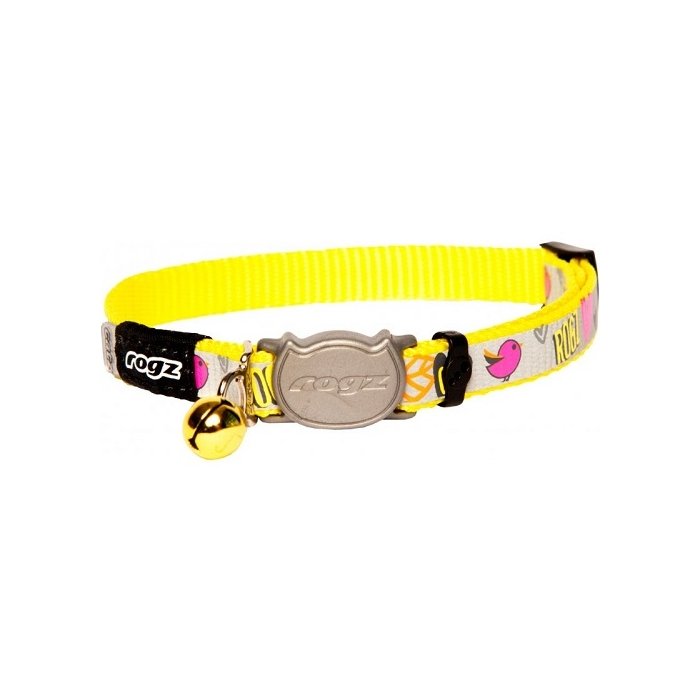 Kassi kaelarihm Rogz Catz ReflectoCat helkuriga 11mm / 20-31cm