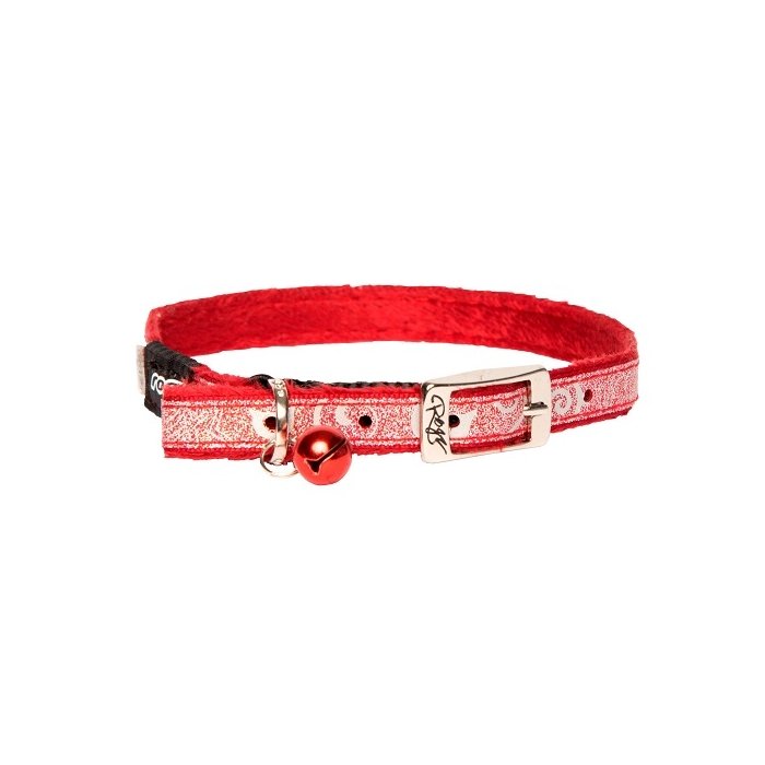 Kassi kaelarihm Sparklecat Dark Red 11mm/25,5-31cm