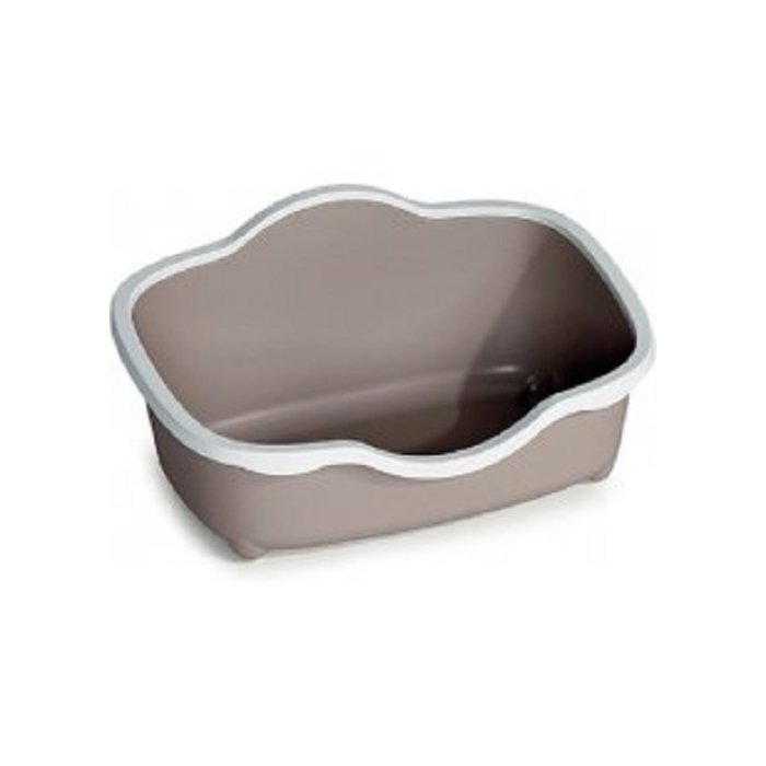 Stefanplast kassi liivakast Tres Chic / lahtine / 56x38,5x26cm / valge / helehall