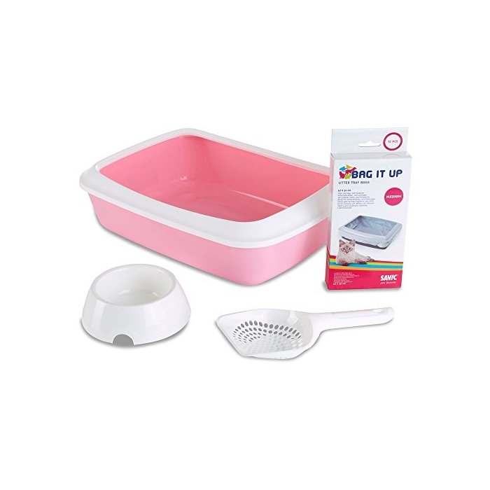Kassipoja liivakast Starter Kit / 42x31x12,5cm / roosa