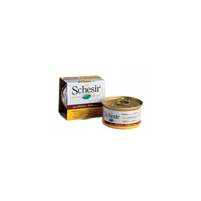 Schesir kassitoit Cat kanafilee ja riisiga / 85g 