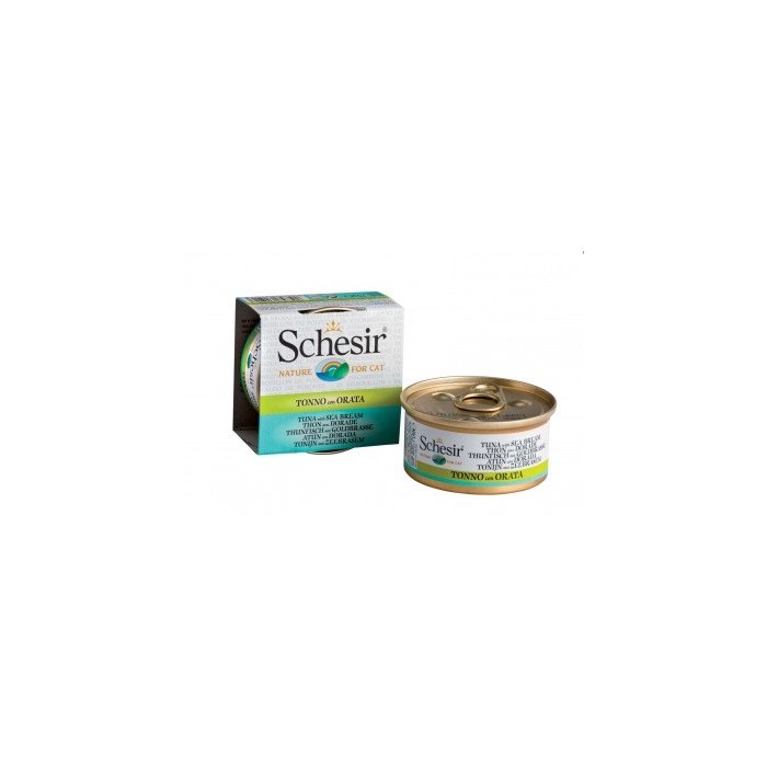 Schesir Cat kassikonserv tuunikala ja merikogrega / 70g