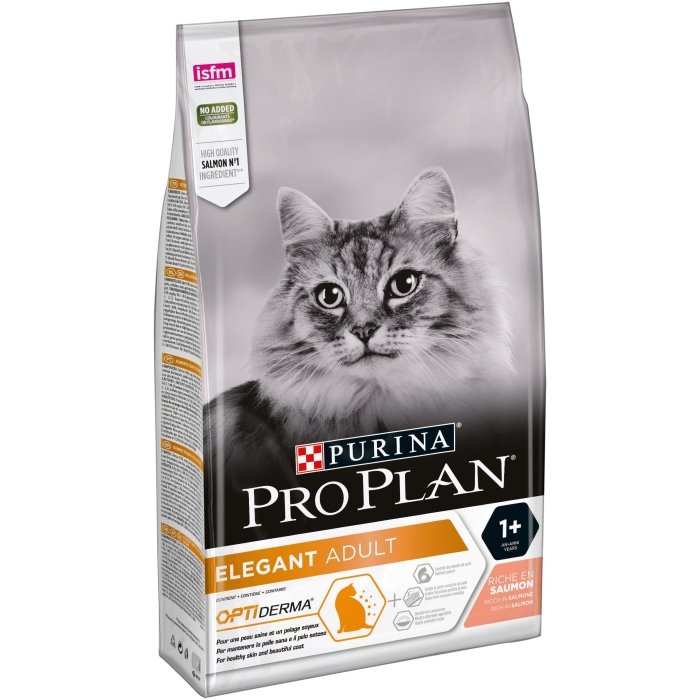 Pro Plan Cat Adult Optiderma Elegant kassitoit lõhe / 10kg