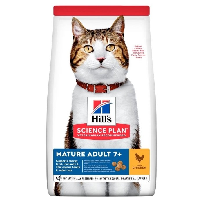 Hill´s Science Plan Mature kassitoit kanaga / 1,5kg