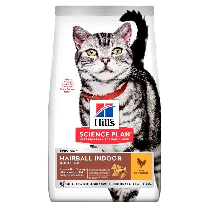 Hill´s Science Plan Hairball/Indoor kassitoit / 1,5kg