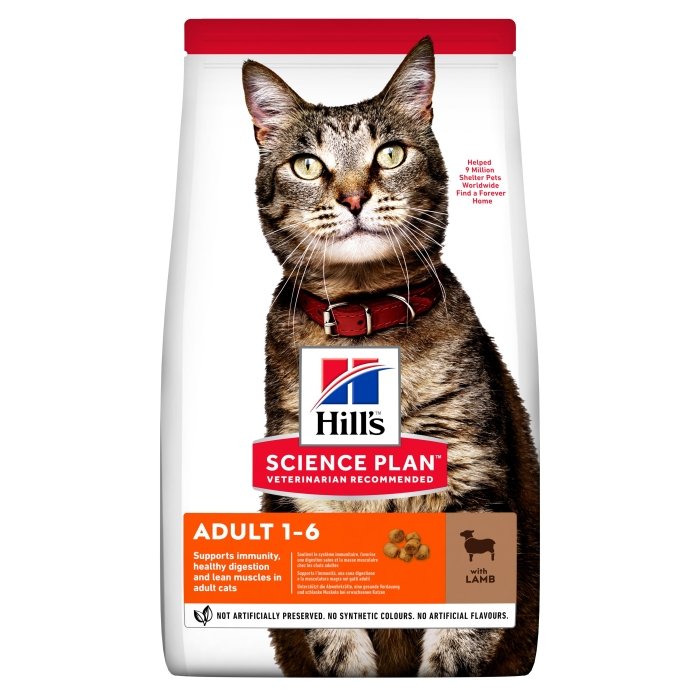 Hill´s Science Plan Optimal Care kassitoit lambalihaga / 10kg
