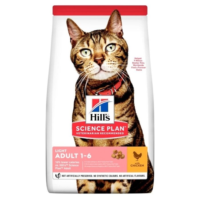 Hill's Science Plan Light kassitoit kanaga / 1,5kg