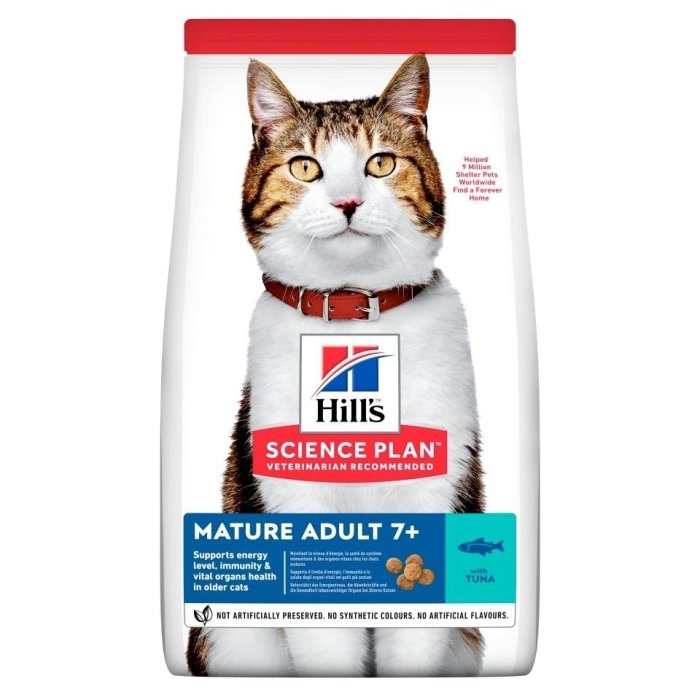 Hill´s Science Plan Mature kassitoit tuunikalaga / 1,5kg