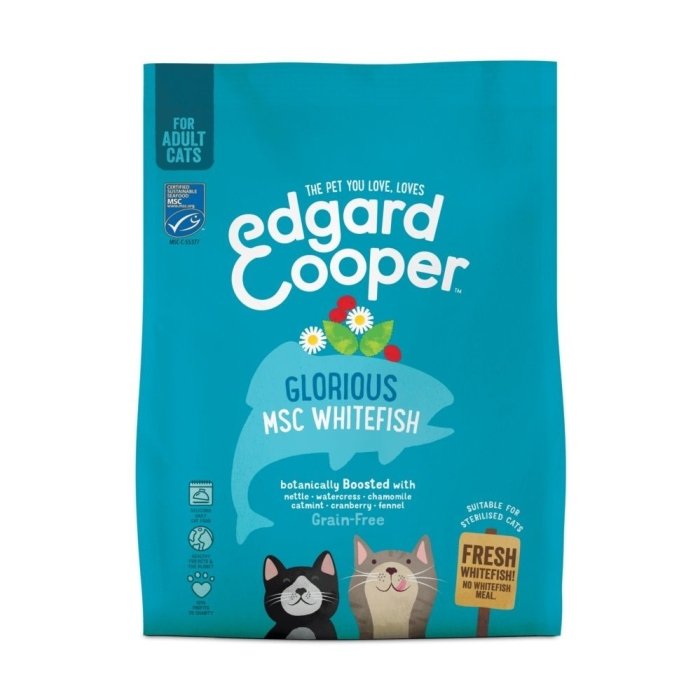 Edgard Cooper kassi täissööt, valge kala / 300g