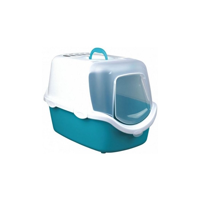 Kassitualett Vico Easy Clean / 40x40x56cm / valge-türkiis 