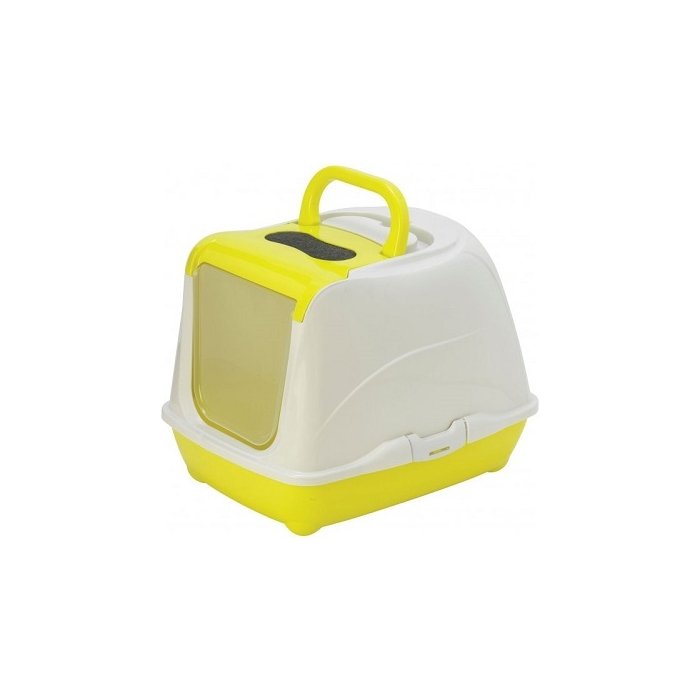 Kassitualett Flip Cat 50x39x38cm Lemon