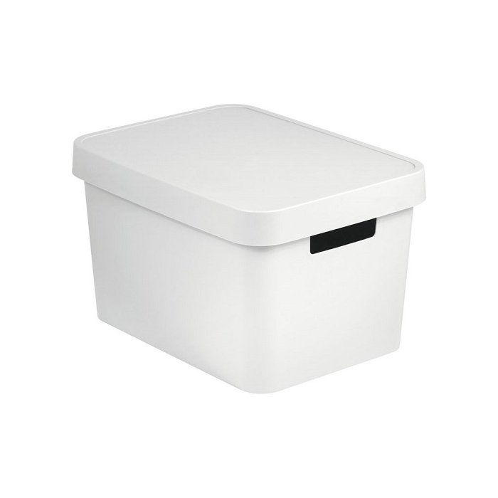 Kast kaanega / 17l / valge