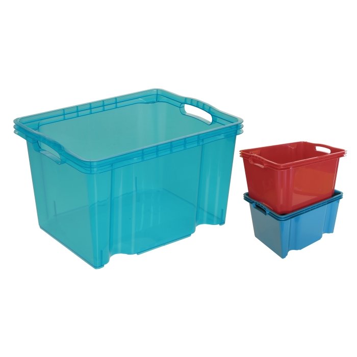 Kast Multi M / 13,5l / 35x27x21cm / läbipaistev sinine