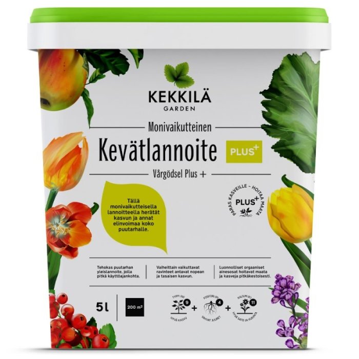 Mitmetoimeline orgaaniline mineraalne kevadväetis Plus+ / 5l