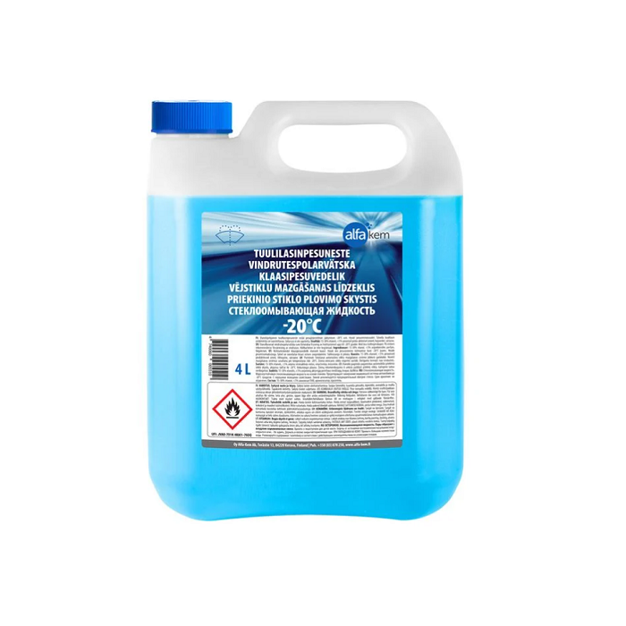 Klaasipesuvedelik -20°C etanooli baasil / 4l