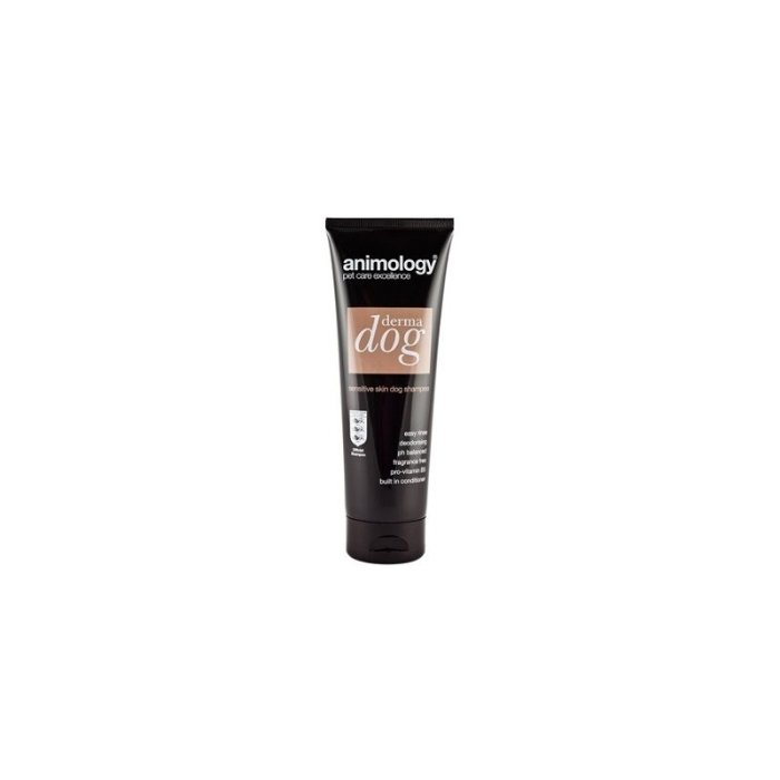Lõhnavaba shampoon Animology Derma Dog tundlikule nahaga koertele / 250ml