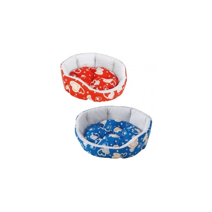 Koera voodi Diamante 55 padi sinine / punane