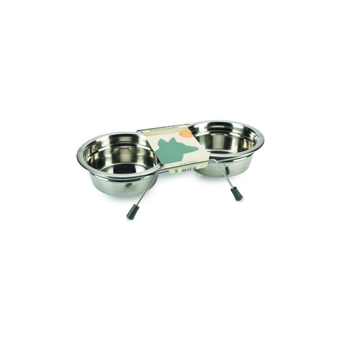 Beeztees koera kauss 2in1 Lumara, hall / 16cm 