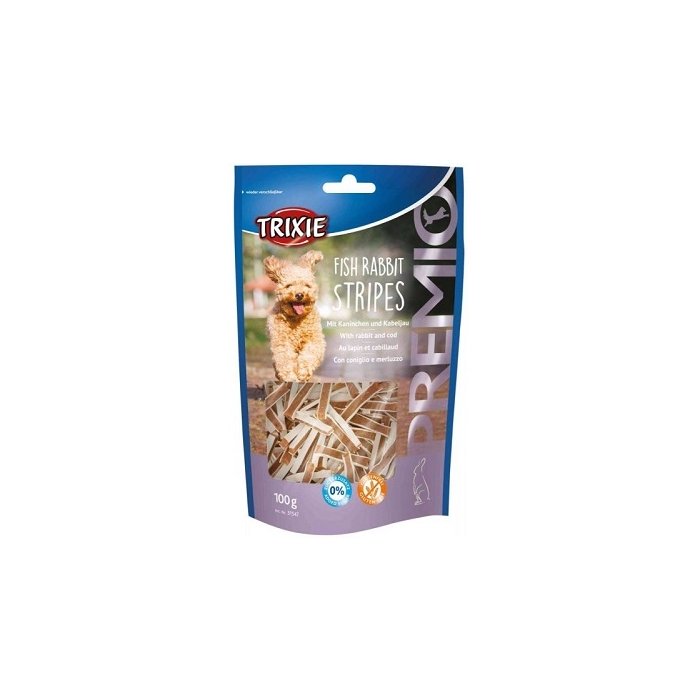 Koera maius PREMIO kala Küüliku ribad, 100 g