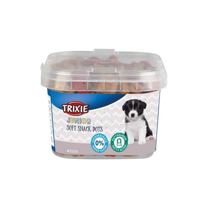 Koera maius Soft Snack Junior Dots / 140g / kana ja lõhega