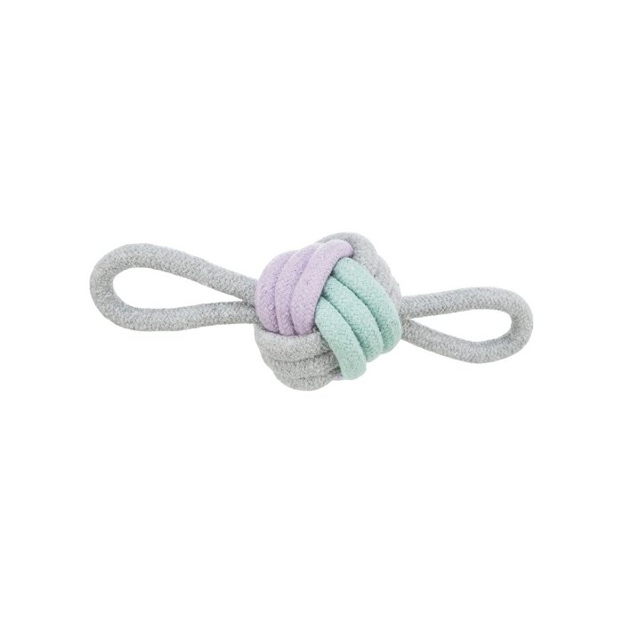 Koera mänguasi Junior Knot pall kahe sangaga